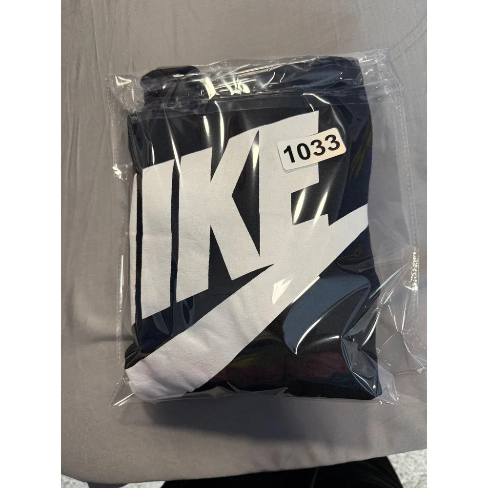 Nike‎ Hoodie Women XL Black Logo Sweatshirt Athleisure Streetwear
